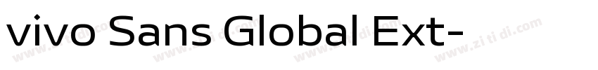 vivo Sans Global Ext字体转换 vivo Sans Global Ext字体转换